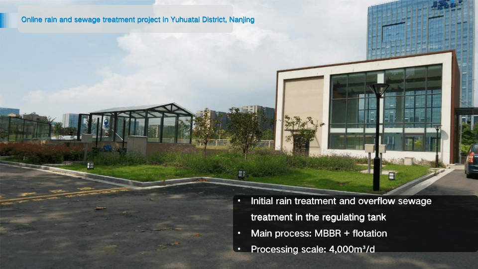 Online Rain and Sewage Treatment Project, Yuhuatai District, Nanjing